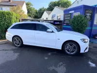 Used Mercedes E300 AMG line 2021 White Estate