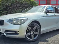 Used BMW 118 Sport Line 143 HP (105 kW) 2014 Silver Hatchback