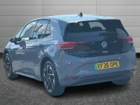 New VW ID.3 Pure 125 kW (170 HP) 2026 Moonstone grey with solid black roof Hatchback
