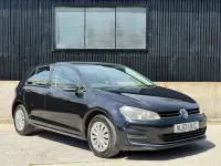 Used VW Golf VII S 105 HP (77 kW) 2013 Black Hatchback