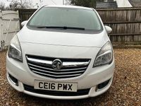 Used Vauxhall Meriva 100 HP (73 kW) 2016 White MPV