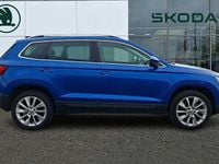 Used Skoda Karoq SE L 110 HP (80 kW) 2022 Race blue metallic SUV