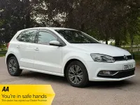 Used VW Polo SE 60 HP (44 kW) 2015 White Hatchback