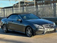 Used Mercedes E220 AMG line 2015 Grey Cabriolet