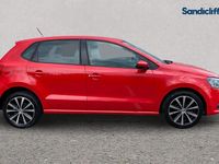 Begagnad VW Polo Match 60 HK (44 kW) 2017 Röd Halvkombi