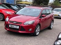 Used Ford Focus Titanium 2014 Red Estate