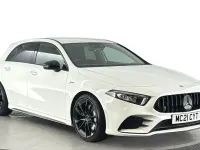 Used Mercedes A35 AMG Premium 306 HP (225 kW) 2021 White Hatchback