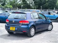Used VW Golf VI 105 HP (77 kW) 2011 Blue Hatchback