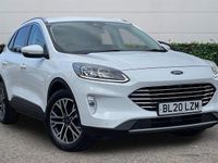 Used Ford Kuga Titanium 150 HP (110 kW) 2020 White SUV