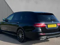 Used Mercedes E200 AMG line 200 HP (147 kW) 2023 Obsidian black metallic