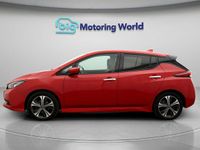 Used Nissan Leaf Tekna 110 kW (150 HP) 2021 Red Hatchback