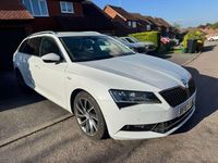 Used Skoda Superb 220 HP (161 kW) 2017 White Estate
