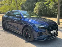 Used Audi Q8 Advanced 286 HP (210 kW) 2019 Blue SUV