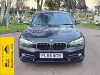 Begagnad BMW 116 Sport Line 116 HK (85 kW) 2016 Svart Halvkombi