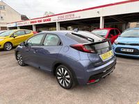 Begagnad Honda Civic SE Plus 142 HK (104 kW) 2016 Blå Halvkombi
