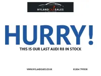 Used Audi R8 Coupé Performance 420 HP (308 kW) 2009 Red Coupe