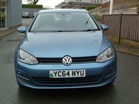 Used VW Golf VII Match 105 HP (77 kW) 2014 Blue Hatchback