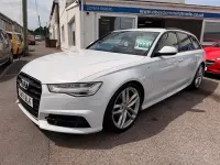 Used Audi A6 Black Edition 190 HP (139 kW) 2017 White Estate