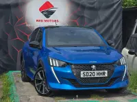 Used Peugeot 208 GT-line 2020 Blue Hatchback