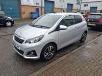 Begagnad Peugeot 108 Allure 2018 Silver Halvkombi
