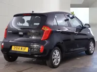 Second-hand Kia Picanto 68 CP (50 kW) 2014 Negru Hatchback