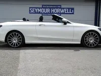 Used Mercedes C220 AMG line 170 HP (125 kW) 2018 White Cabriolet