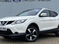 Used Nissan Qashqai N-Connecta 110 HP (80 kW) 2017 White SUV