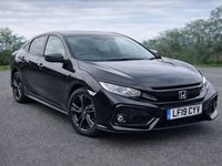 Begagnad Honda Civic SR 126 HK (92 kW) 2019 Svart Halvkombi
