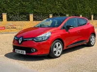 Used Renault Clio Dynamique 90 HP (66 kW) 2014 Red Hatchback