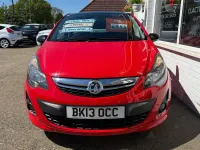 Used Vauxhall Corsa Edition 85 HP (62 kW) 2013 Red Hatchback