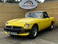 Used MG B 1975 Yellow Cabriolet