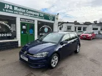 Used VW Golf VII S 85 HP (62 kW) 2019 Blue Hatchback