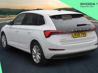 Used Skoda Scala SE L 115 HP (84 kW) 2020 Moon white metallic Hatchback