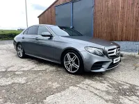 Used Mercedes E220 AMG line 194 HP (142 kW) 2018 Grey Sedan