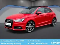 Used Audi A1 Sportback Black Edition 150 HP (110 kW) 2017 Red Hatchback