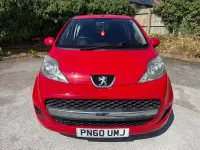Used Peugeot 107 68 HP (50 kW) 2010 Red Hatchback