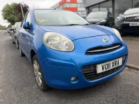Used Nissan Micra Acenta 98 HP (72 kW) 2011 Blue Hatchback