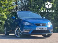 Used Seat Ibiza I-Tech 105 HP (77 kW) 2015 Blue Hatchback
