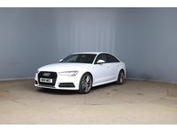 Begagnad Audi A6 Black Edition 190 HK (139 kW) 2016 Vit Sedan