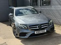 Usado Mercedes E220 AMG line 2018 Cinzento Carrinha