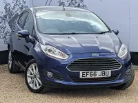 Used Ford Fiesta Titanium 120 HP (88 kW) 2016 Blue Hatchback