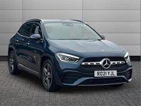 Used Mercedes GLA200 AMG Line Premium 150 HP (110 kW) 2021 Blue SUV