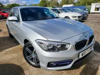 Used BMW 120 Sport Line 188 HP (138 kW) 2017 Silver Hatchback