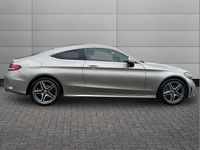 Used Mercedes C300 AMG line 245 HP (180 kW) 2019 Silver Coupe