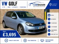 Used VW Golf VI SE 105 HP (77 kW) 2010 Blue Hatchback