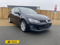 Used VW Golf VII S 105 HP (77 kW) 2015 Black Hatchback