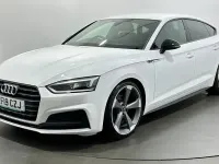 Used Audi A5 Sportback Black Edition 190 HP (139 kW) 2019 White Hatchback
