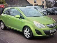 Used Vauxhall Corsa 90 HP (66 kW) 2013 Green Hatchback