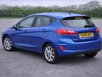 Used Ford Fiesta Zetec 100 HP (73 kW) 2019 Blue Hatchback
