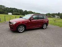 Used BMW X3 M Sport 184 HP (135 kW) 2012 Red SUV
